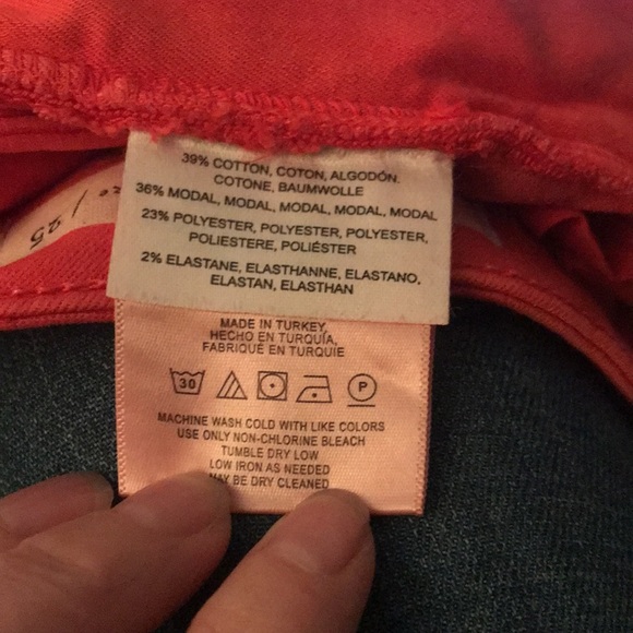 Anthro high rise peach legging by Pilcro - Picture 10 of 12